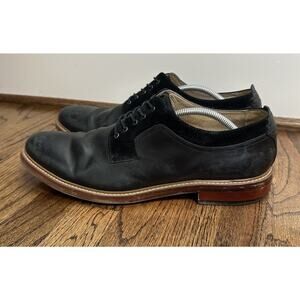 Aston Grey Collection Mens Zottier Oxford Dress Shoes Black Men's Sz 13